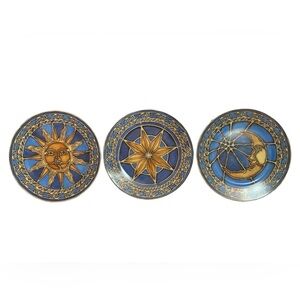 Sun, Moon, & Star Decorative Plates